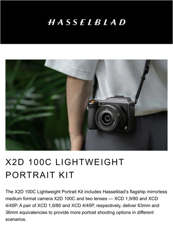 X2D 100C LIGHTWEIGHT PORTRAIT KIT