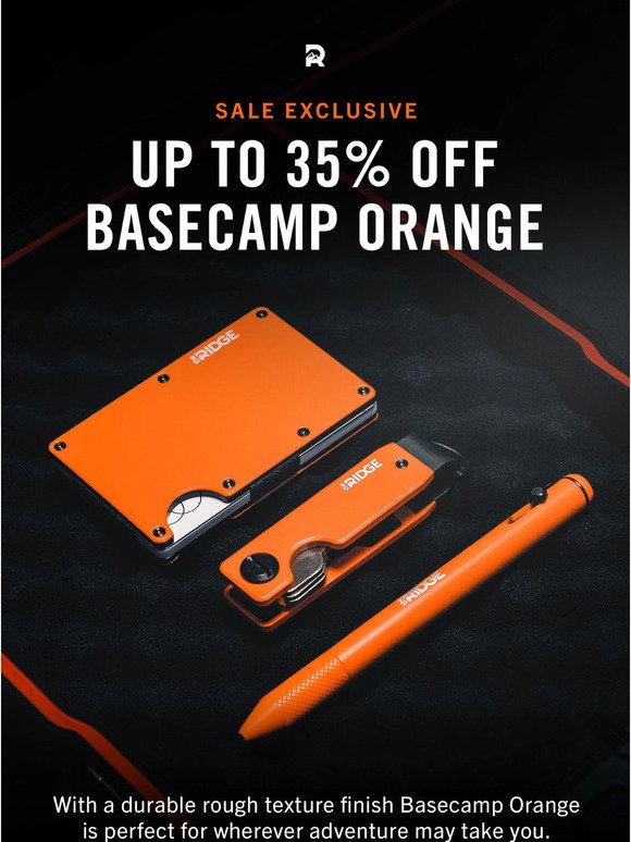 A Basecamp Orange Exclusive