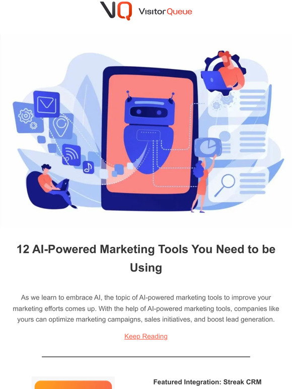 Visitor Queue: AI-Powered Marketing Tools You Need to be Using, B2B ...
