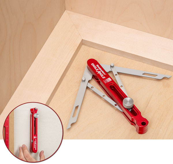 Woodworkers Guild of America Woodpeckers New Tool Alert Engle Angle Divider Milled