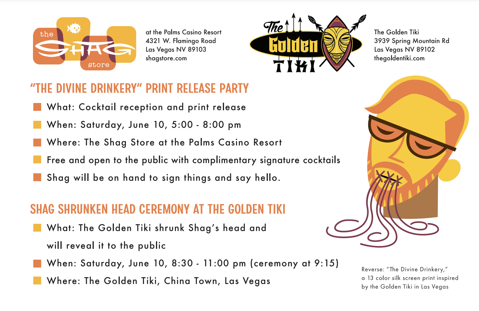 The Shag Store Shag x Golden Tiki Join Us in Las Vegas for Shag's