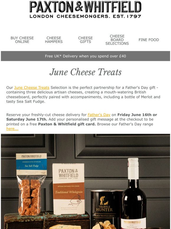 New! June Cheese Treats