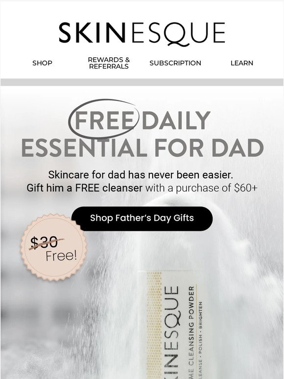 Get Dad’s free gift before it’s gone!