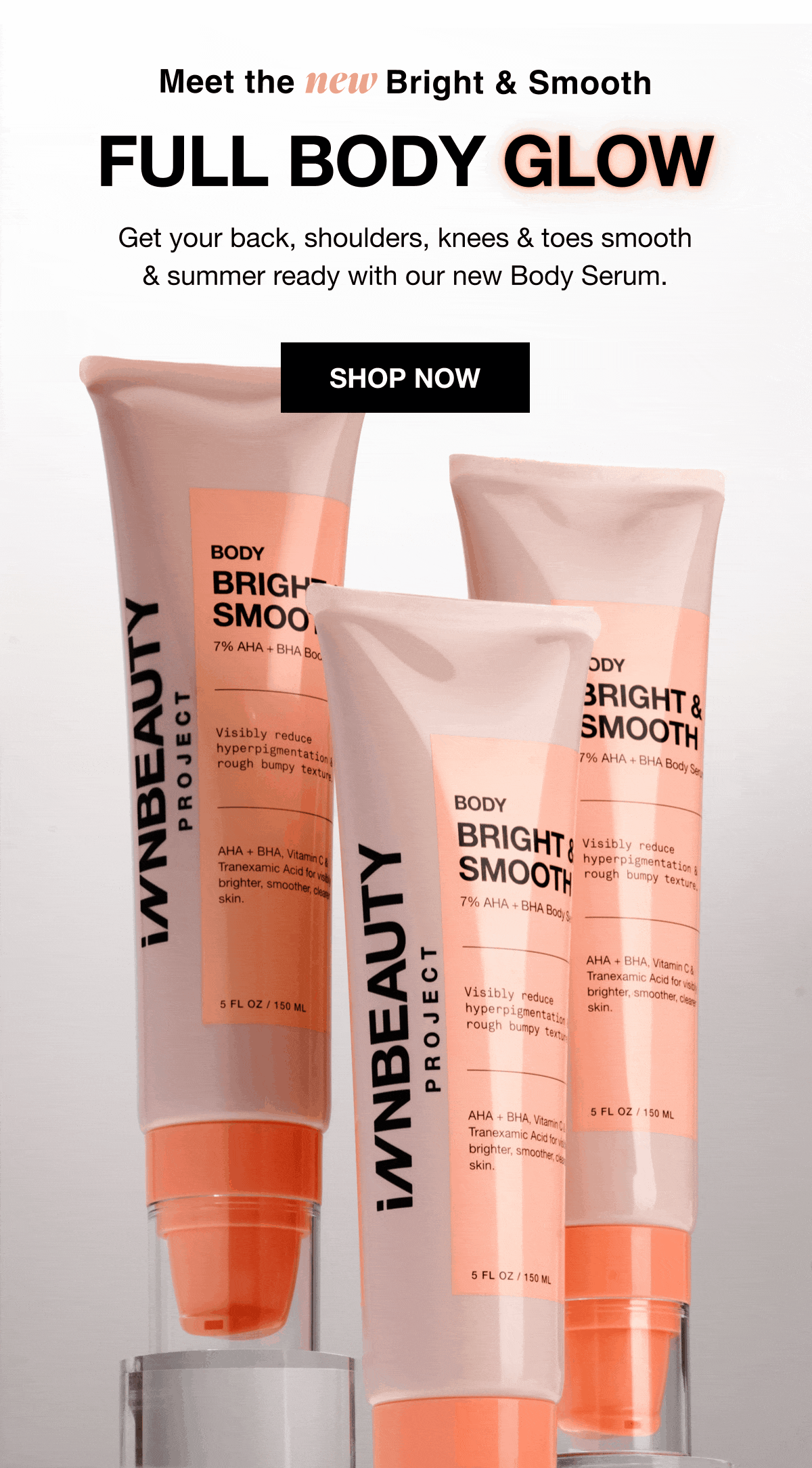 InnBeauty Project Get Bright & Smooth from HeadtoToe 🚿 Milled