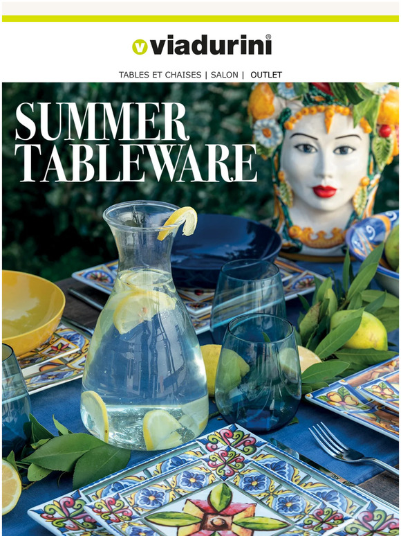 🌈🔔 Les couleurs de l'été pour enrichir le service de table et le textile de votre maison 🌻🍴