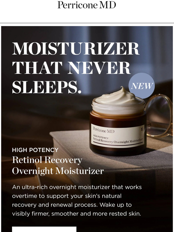 This new retinol moisturizer delivers intense hydration overnight.