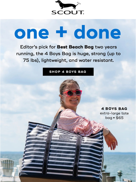 4 Boys Bag Extra Large Tote