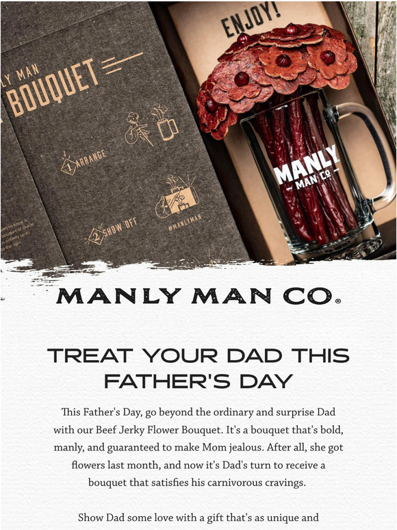 The Beef Bouquet: Gourmet Beef Sticks 🥩 Manly Man Co® - Manly Man Co.