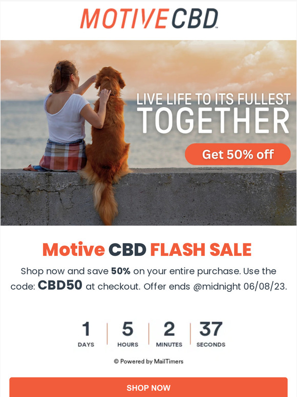 FLASH SALE | 50% Off Starts NOW