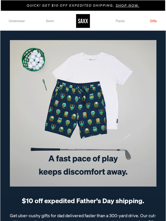 SAXX Underwear Email Newsletters Shop Sales, Discounts, and Coupon Codes