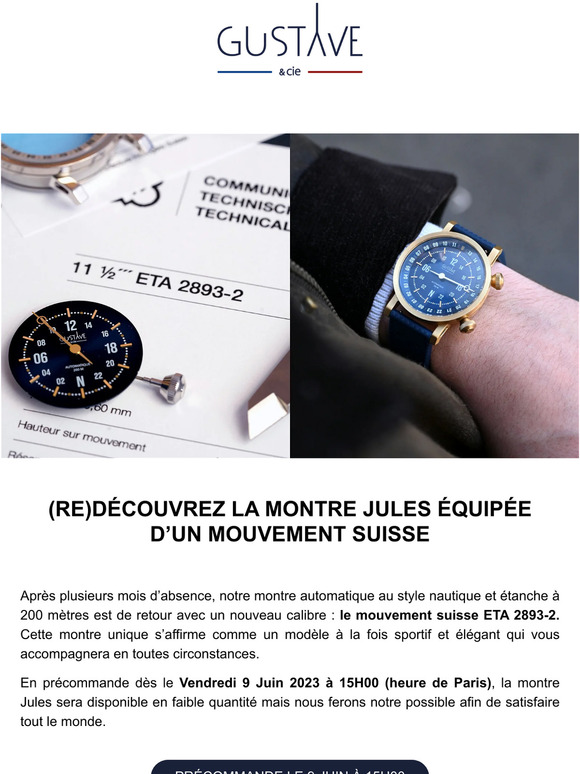 Découvrez notre nouveau mouvement Suisse !