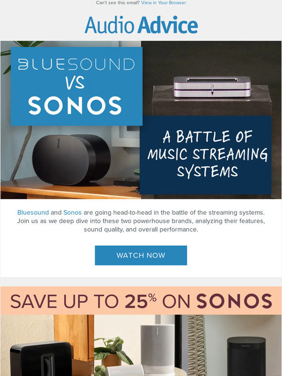 Audio Advice 🔊 Sound Off Bluesound vs. Sonos! Which brand delivers the ultimate audio