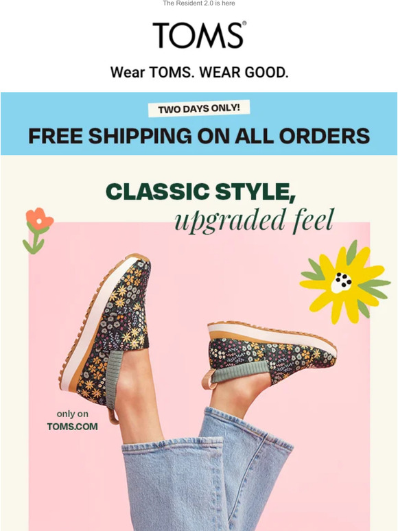 toms leather slip on