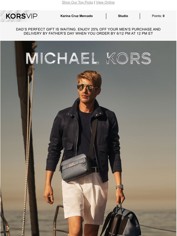 This Father's Day, Give Dad A Style Upgrade with Michael Kors