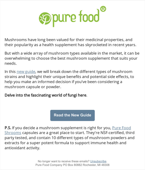 Pure Food Company Everything You Need to Know About Mushroom Powders