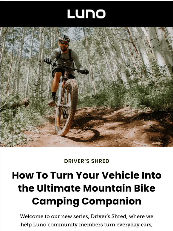 lunolife MTN Bike Base Camp a complete guide to turning your vehicle