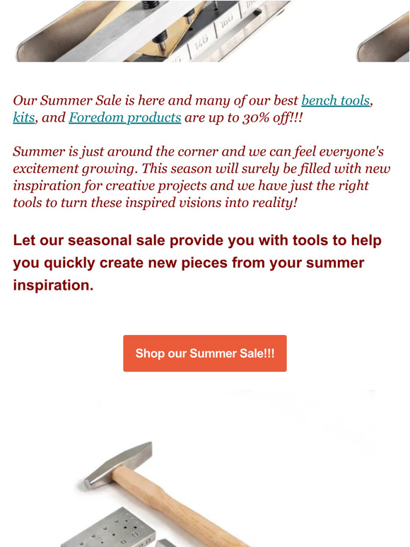 Our Summer sale is happening now!  😎