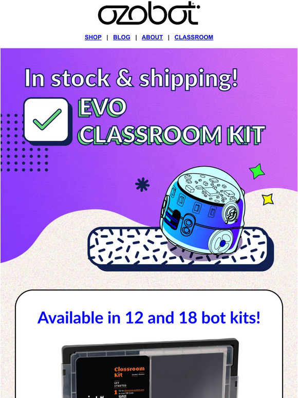 Evo Classroom Kit , (12 Bots)