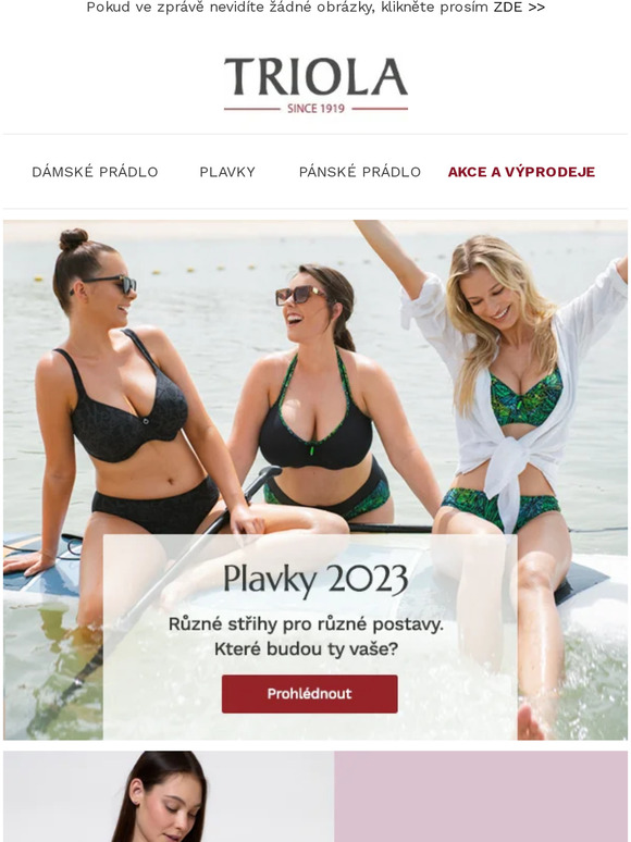 ☀️ Kalhotky na léto | Plavky 2023 | Akce na podprsenky Sloggi