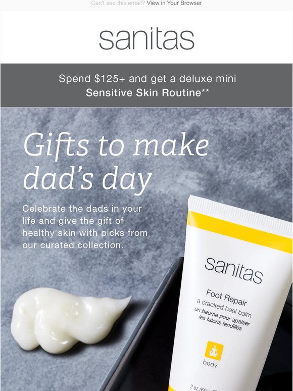 Make dad’s day with a FREE full-size Foot Repair!