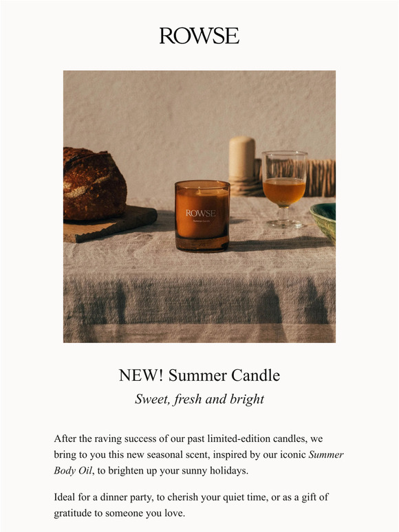 NEW! 100% natural Summer Candle 🧡