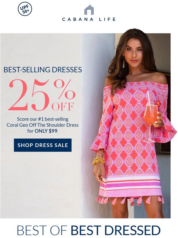 Best-Selling Dresses: 25% OFF 👀💕