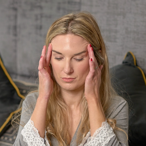 to ease a headache rub into your temples