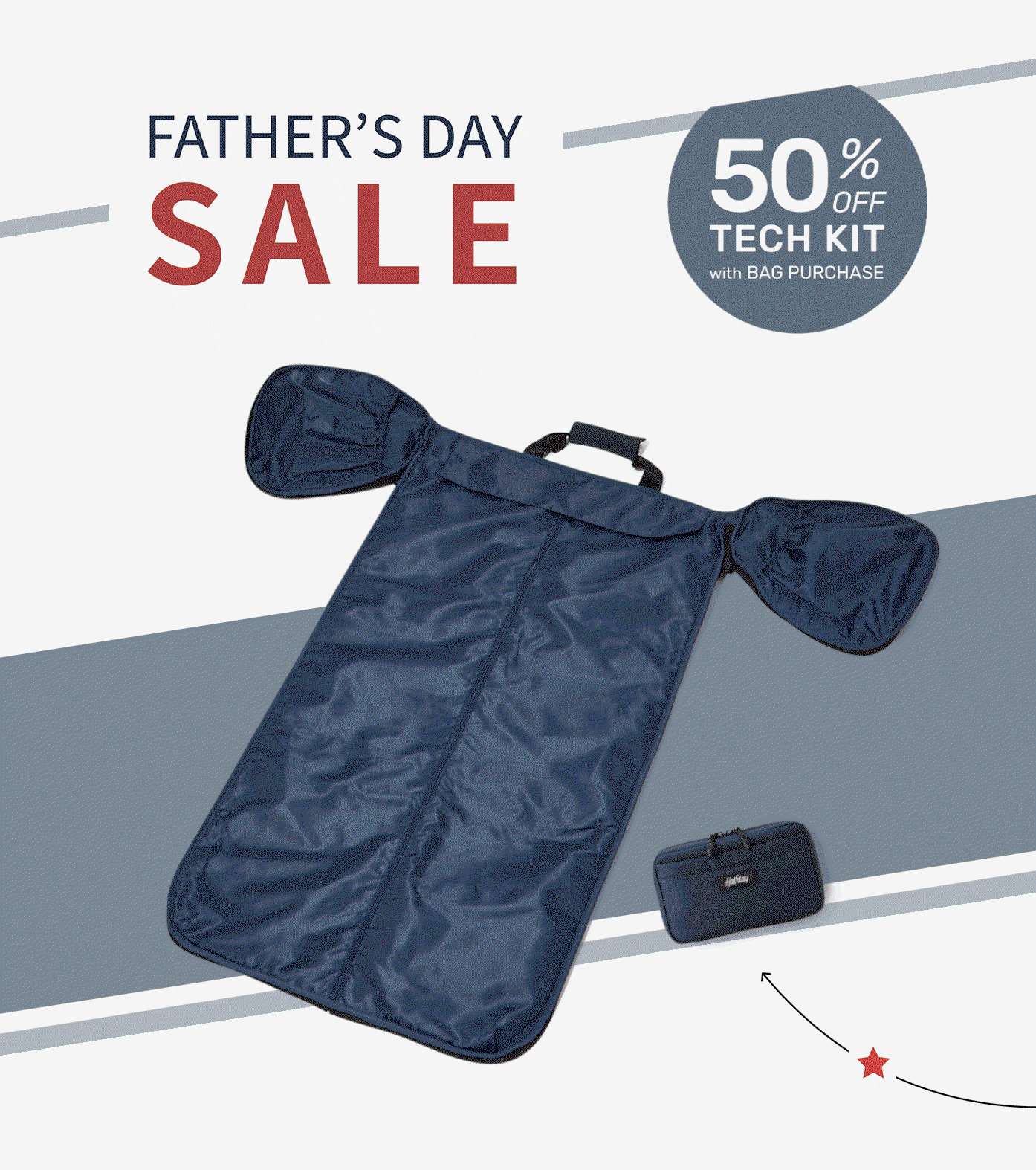 Father's Day Sale - 50% OFF Tech Kit w/ Bag Purchase