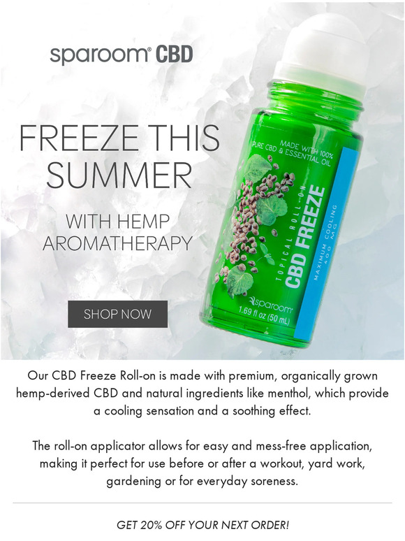 20% Off CBD & Beat the Heat!