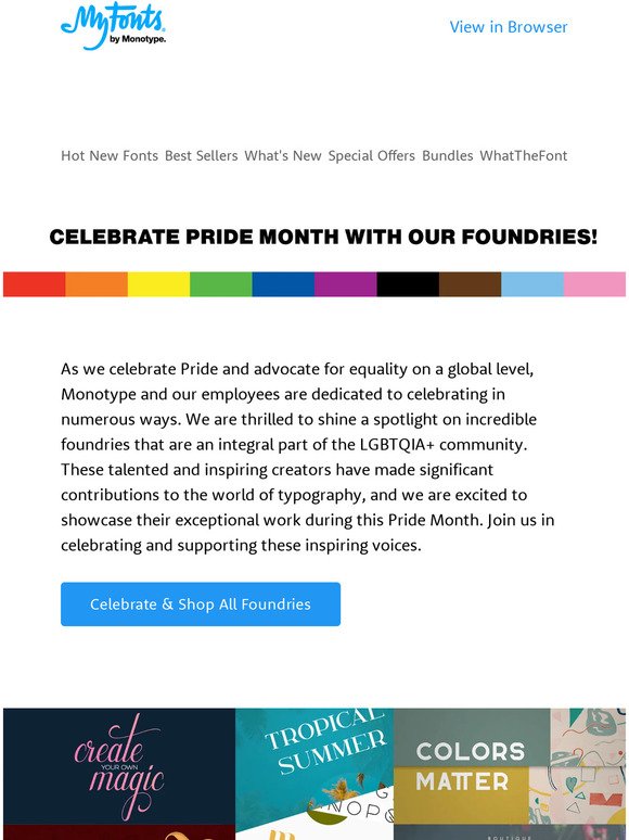 🏳️‍🌈 Celebrate Pride with MyFonts