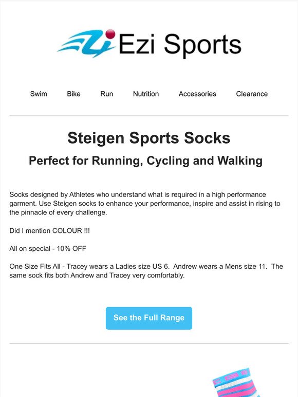 Steigen Sports Socks - Feels like you're not wearing socks