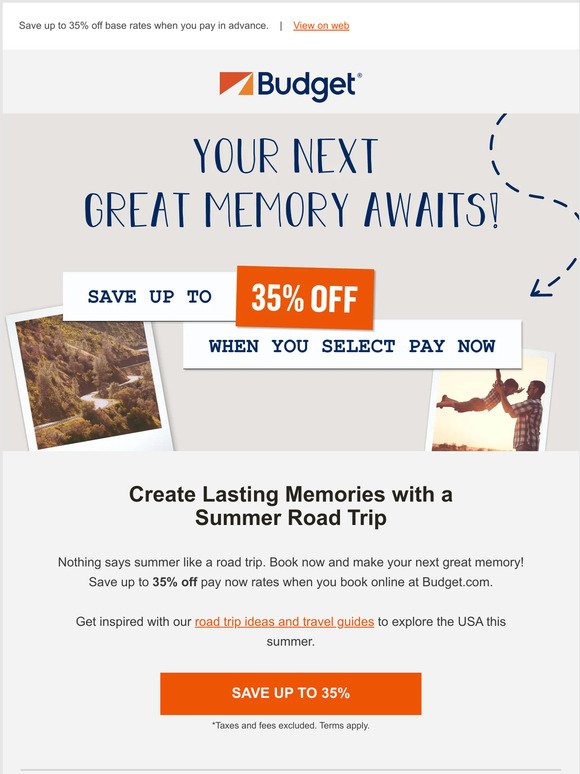 Create new memories with a summer road trip!