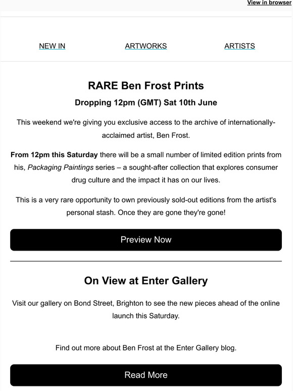 Get ready for the Ben Frost drop...