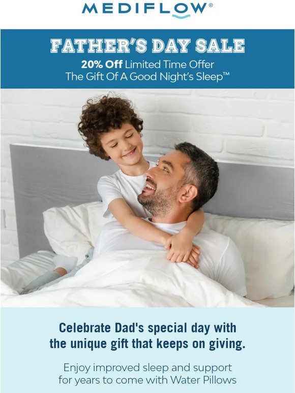 🏃10 Days Left: Father's Day Sale 20% Off Water Pillows