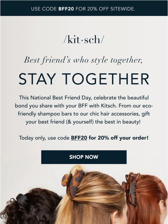 Celebrate National Best Friend Day with 20% off everything!