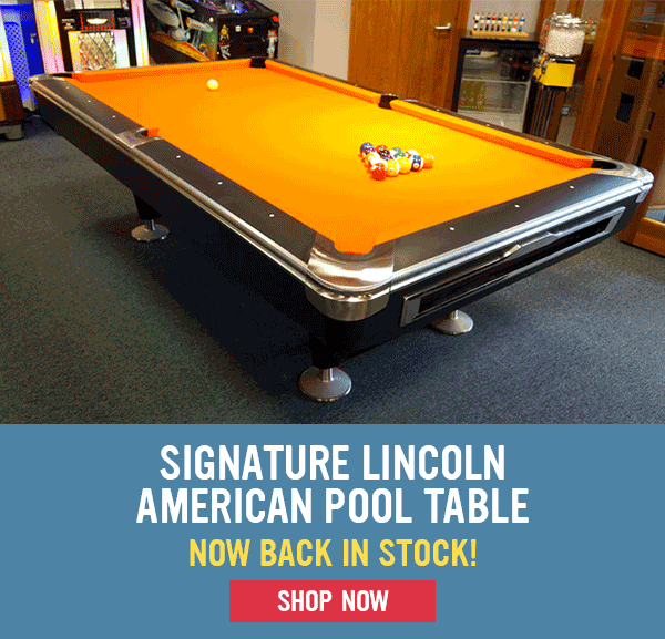 Home Leisure Direct Our bestselling American Pool Table is now back