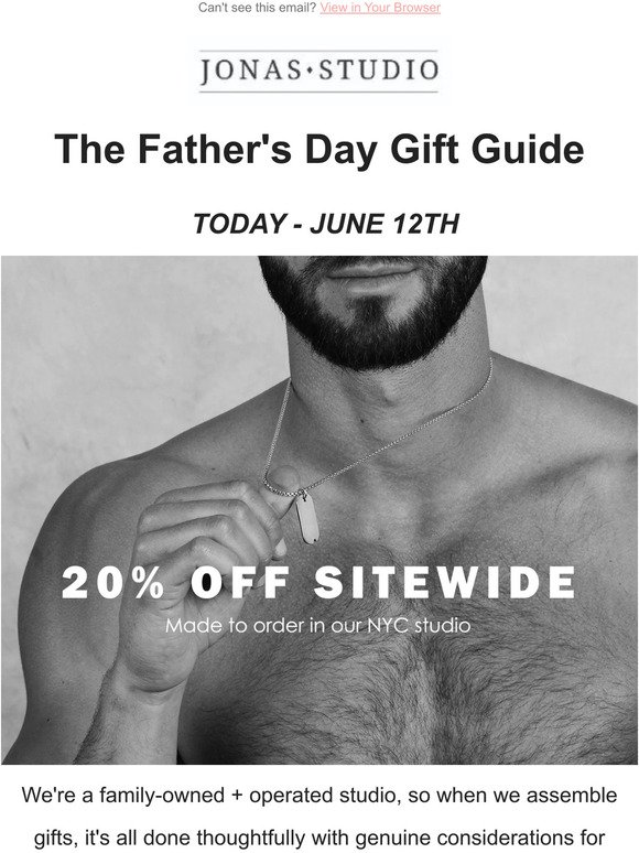 Sale + Father’s Day Gift Guide