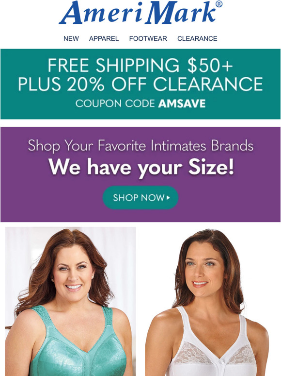 amerimark: Shop Your Favorite Intimates Brands | Milled