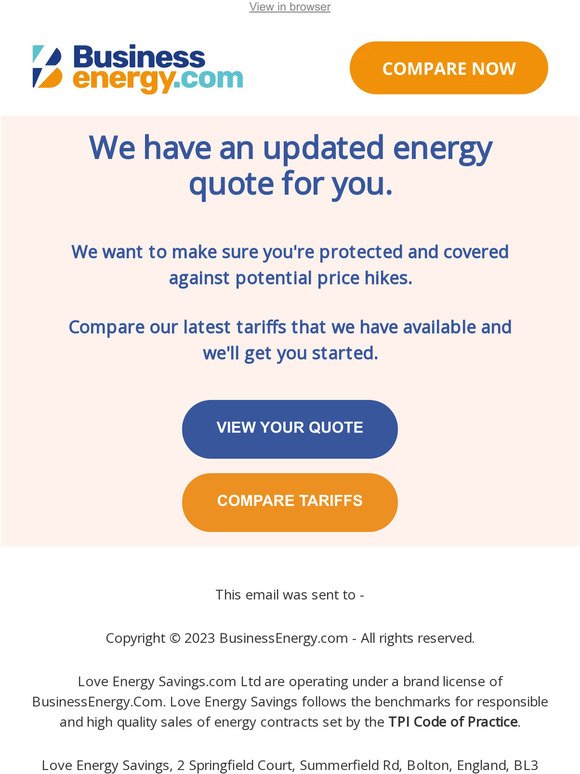 Your new energy quote is ready!