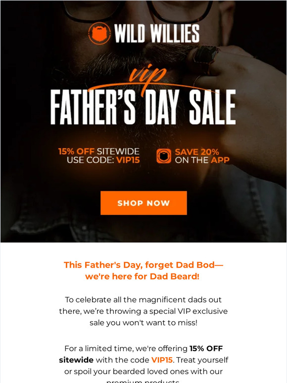 20% OFF: Perfect Gift for the Bearded Dad 🧔