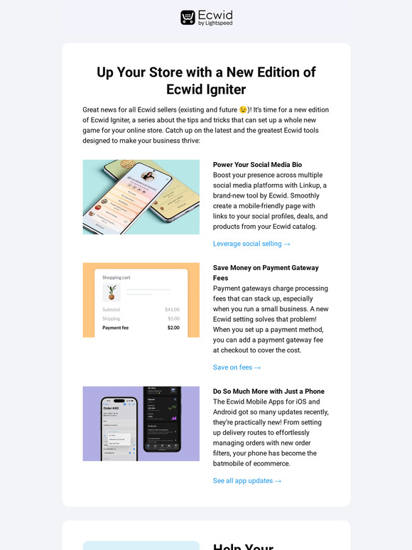 🔥 New Ecwid Igniter is Here! Supercharge Your Online Store