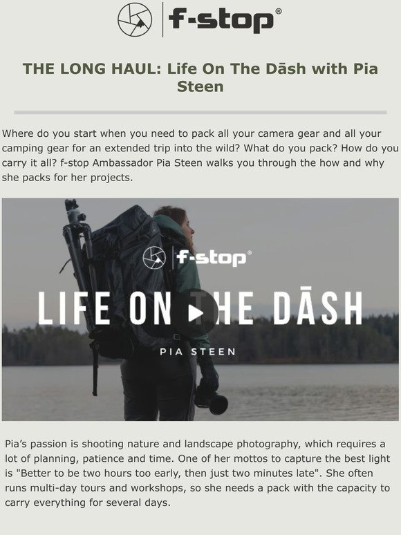 THE LONG HAUL: Pia Steen packs for multi-day hikes in Life on the Dãsh