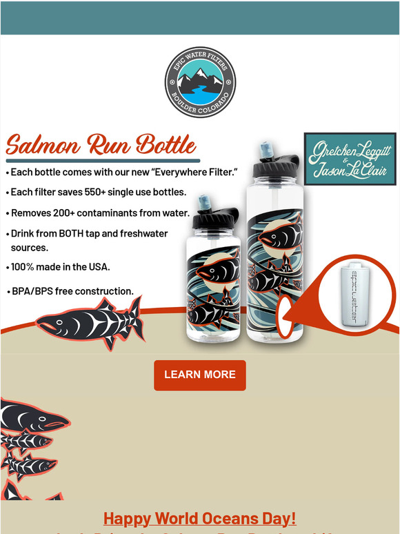 💦Celebrate World Oceans Day with the Salmon Run