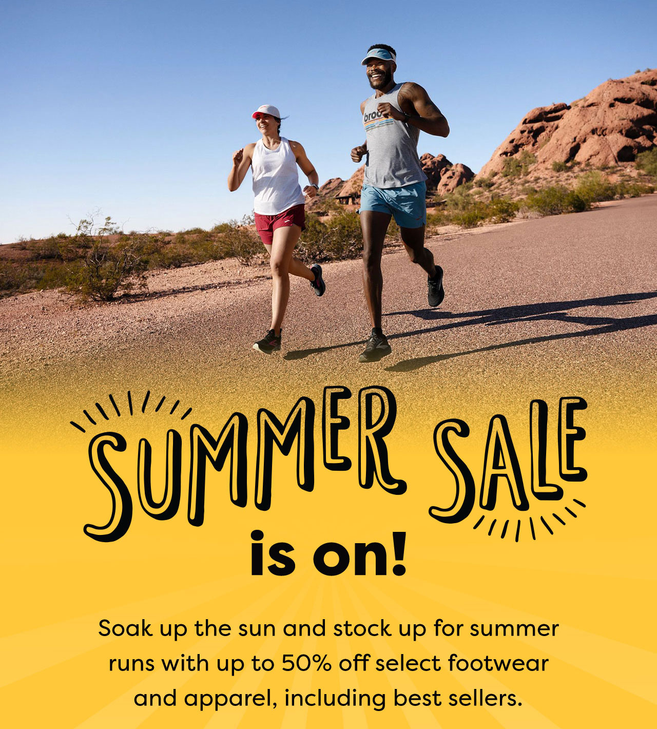 Brooks running hot sale apparel sale