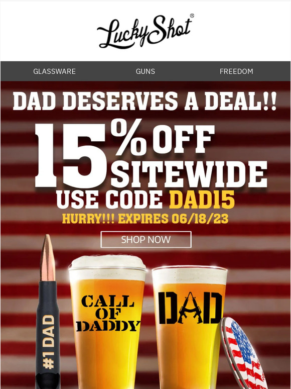 LAST CALL - FATHER'S DAY SALE!
