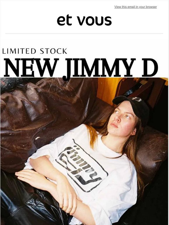 ⚡ NEW JIMMY D - Limited Edition Drop 👀