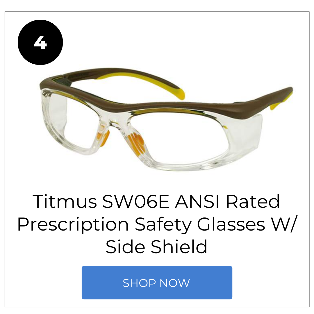 Titmus SW06E ANSI Rated Prescription Safety Glasses W/ Side Shield