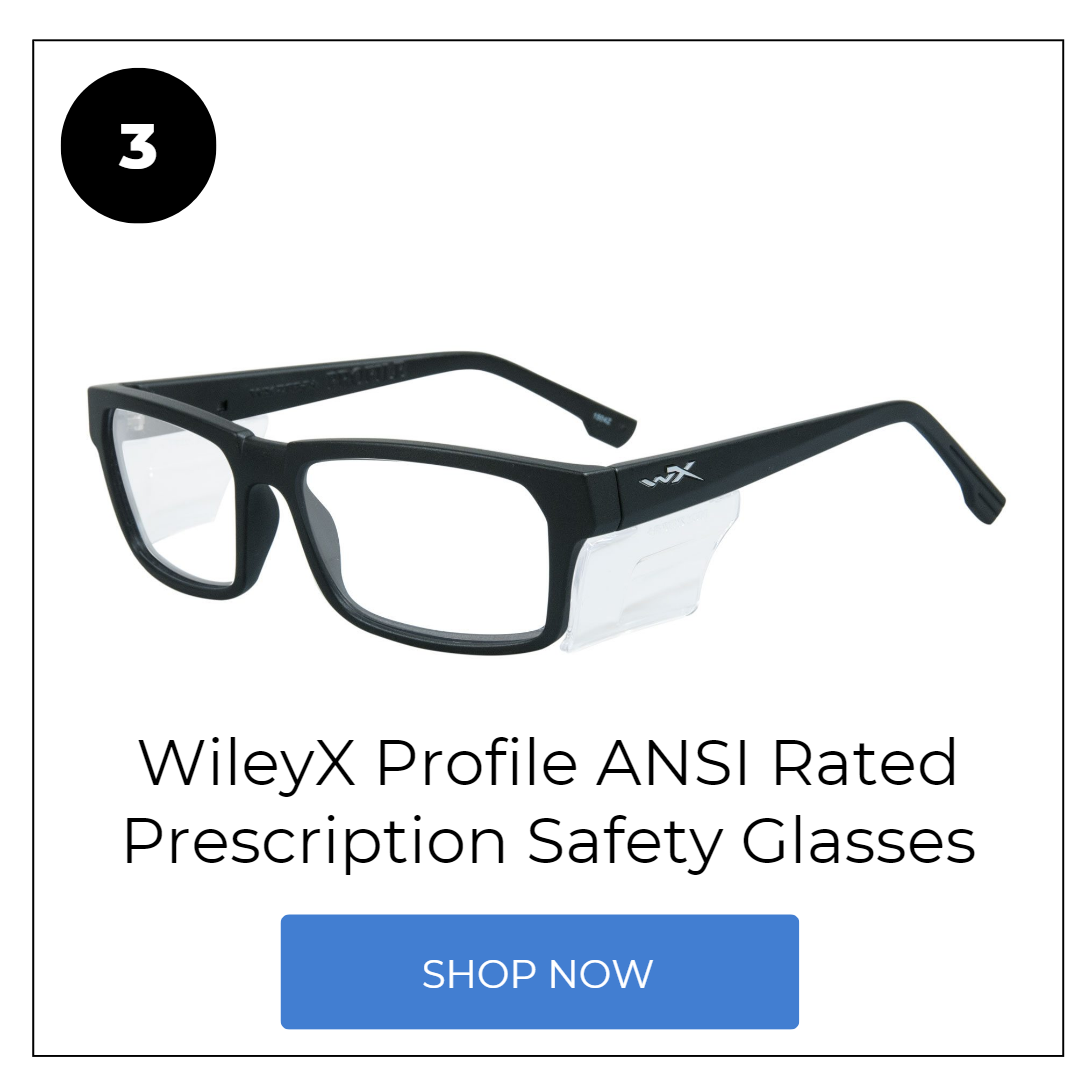 WileyX Profile ANSI Rated Prescription Safety Glasses