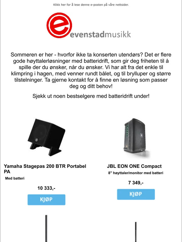 Ta med lyden utendørs!