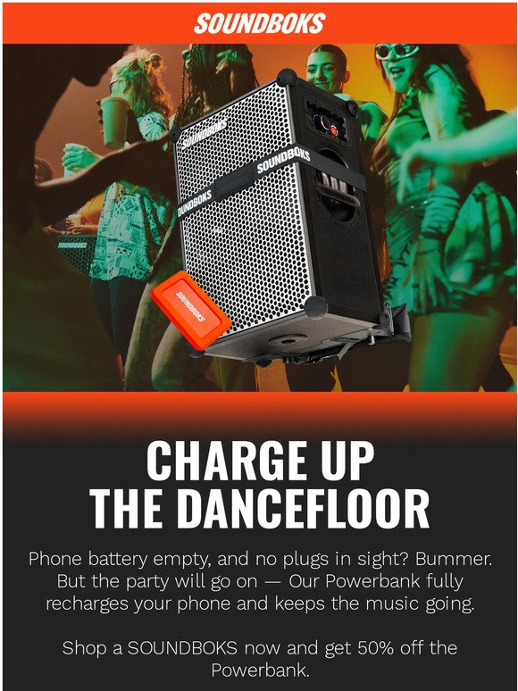 Charge it up and party down